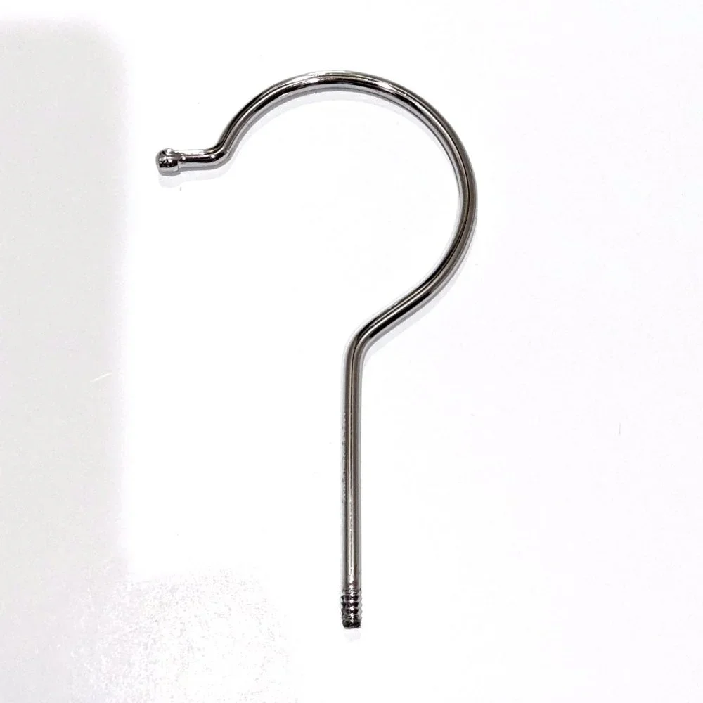 26 Screw-In Hooks Stainless Steel Metal Cup Screw Hooks Set of 26 Pcs